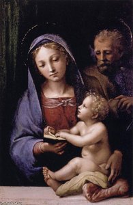 The Holy Family Of The Book — Giovan Francesco Penni
