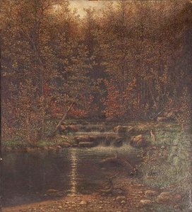Spring In Woods, (painting) — John Olson Hammerstad