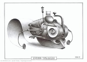 Topological Knife — Jacek Yerka