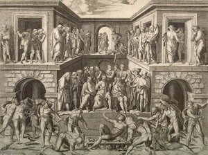 Martyrdom Of St Lawrence — Marcantonio Raimondi