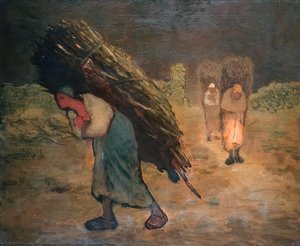 Winter- The Faggot Gatherers — Jean-françois Millet