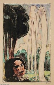 Dans Le Jardin Taillé (in The Formal Garden) — Émile Bernard