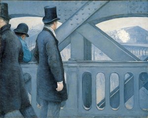 On The Pont De L’europe — Gustave Caillebotte