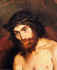 The Head Of Christ — Édouard Manet