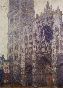 The Portal And The Tour D'albene, Grey Weather — Claude Monet, Impressionist Landscape