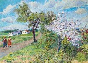 Spring On Long Island — David Davidovich Burliuk