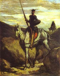 Don Quixote And Sancho Pansa — Honoré Daumier