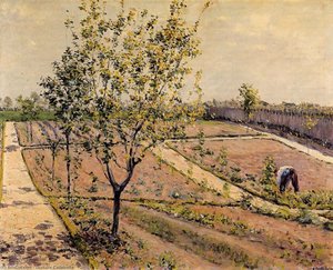 Kitchen Garden, Petit Gennevilliers — Gustave Caillebotte