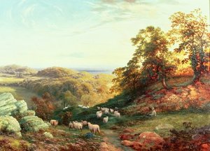 Watching The Flock — George Vicat Cole