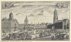 View Of The Market — Johannes Rademaker