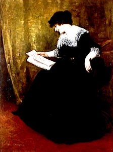 Portrait De Femme (assise) — Léon Hornecker