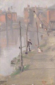 On The Kennet, Reading, Berkshire — Ernest Stephen Lumsden