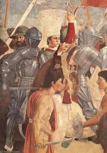 The Arezzo Cycle - Battle Between Heraclius And Chosroes (detail) [05] — Piero Della Francesca, Early Renaissance Early Renaissance