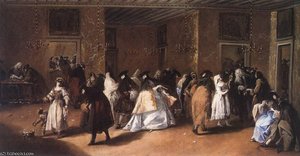 Ii Ridotto The Foyer — Francesco Lazzaro Guardi