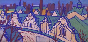 In The Sunset Light (kyiv-pechersk Lavra) — Yuri Ivanovych Khymych