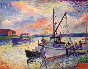Boats — David Davidovich Burliuk