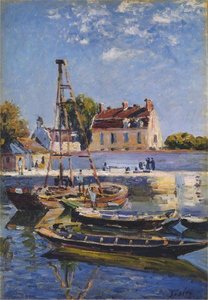 Boats — Alfred Sisley