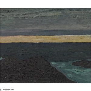 Sunset Over The Sea — Rockwell Kent