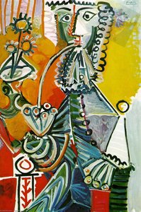 Musketeer With Pipe — Pablo Picasso, Cubist Expressionism