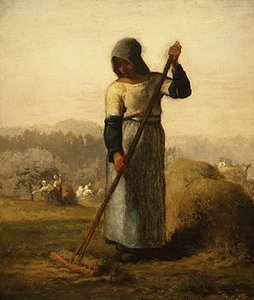 Woman With A Rake — Jean-françois Millet