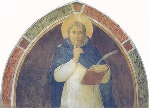 Peter Martyr Enjoins Silence — Fra Angelico, Early Renaissance