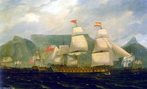 Hms Diadem At Capture Of Good Hope - — Thomas Whitcombe