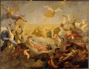 Phaeton Demande A Apollon La Conduite Du Char Du Soleil — Eustache Le Sueur (lesueur)