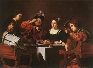Merry Company — Nicolas Tournier, Baroque