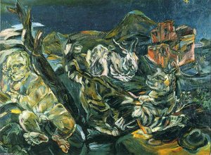 Bodegón With Affair And Rabbit — Oskar Kokoschka