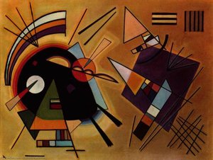 Black And Violet — Wassily Wassilyevich Kandinsky