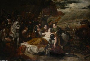 Black Prince Thanking Lord James Audley At Poictiers — Benjamin Robert Haydon