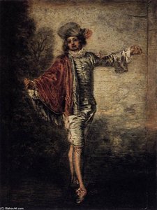 L'indifférent — Jean-antoine Watteau