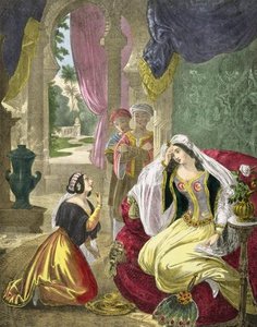 The Captive Hebrew Maid That Waited On Naaman's