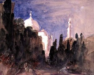 The Gardens Of The Taj Mahal — Hercules Brabazon Brabazon, Impressionism