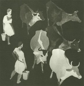 Milkmaids — Aleksandr Deyneka