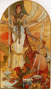 Salammbô — Alphonse Mucha, Art Nouveau