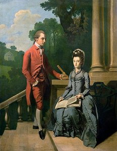 Portrait Of A Gentleman And His Wife — Francis Wheatley, Neoclassicism