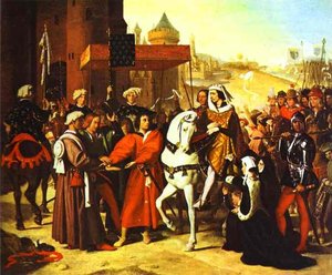Entrance Of Dauphin, Future Charles V, To Paris — Jean-auguste-dominique Ingres