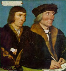 Double Portrait Of Sir Thomas Godsalve Gemäldeg — Hans Holbein The Younger