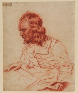 Half-length Seated Figure Of A Leather Worker — Mary Beale