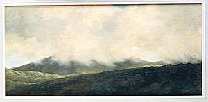 La Rocca Di Papa Montagne Cachee Par Des Nuages — Pierre De Valenciennes