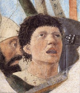 5. Constantine's Victory Over Maxentius (detail) (13) — Piero Della Francesca, Early Renaissance