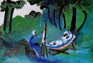 The Painter And His Model 18 — Pablo Picasso
