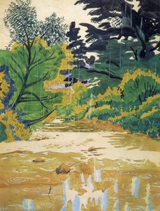 Rain Drops (aka Bedford Glens - Blue Vista) — Charles Burchfield