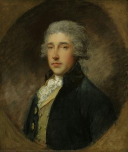 Portrait Of Sir Richard Brinsley Sheridan — Thomas Gainsborough, 18th-century British Landscape