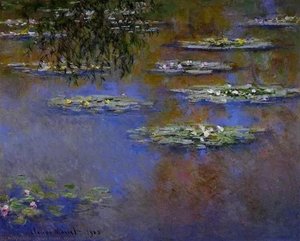 Water-lilies (13) — Claude Monet, Impressionism