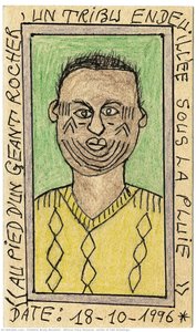African Face Museum (series Of 162 Drawings) — Frédéric Bruly Bouabré
