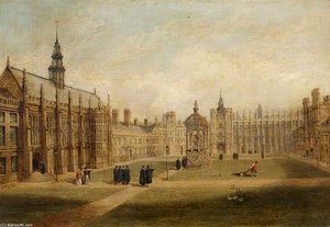 The Great Court Of Trinity College, Cambridge