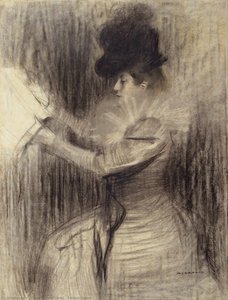 Female Figure — Ramon Casas Carbó, Modernisme