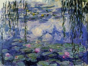 Water-lilies (29) — Claude Monet, Impressionist Landscape
